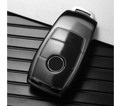 Transparent TPU Car Key Case Cover for Mercedes Benz E C S GLC Class E200 E400 E63 W213 S550 S560 C260 A200 Key Shell Protector