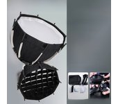ZU80/ZU60 Photo Studio Light COB Bi-Color 2500-8500K CRI≥95 TLCI≥97 With Diffuser LED Video Lights Fill Lighting