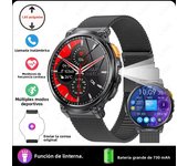 New 1.85” HD Screen LED Flashlight Smart Watch Men 730mAh Large Battery BT Call Man Bracelet Waterproof Fitness Men's Smartwatch