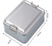 Rectangular Iron Box High Quality Metal Storage Box Cake Packaging Box Durable with Lid Candy Box