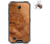 Tumundosmartphone Funda Gel Tpu para Ulefone Armor X6 diseño Madera 04 Dibujos