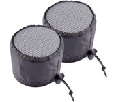 2 Unids Crece Tiendas de campaña Conducto Cubierta Ventilación Filtro Con Banda Elástica Hebilla Fija Invernadero A Prueba Insectos Para Plantas