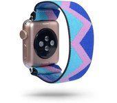 Scrunchie Strap for Apple watch band 40mm 44mm 42mm 45mm 41mm 49mm Elastic solo loop bracelet iWatch series 3 se 6 7 8 9 ultra 2