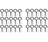 Ganchos de Tornillo de Metal - Set de 30 - Hebilla de Seguridad - Año Nuevo - Luces LED - Bugu