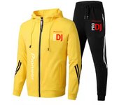 2024 Pioneer Pro DJ Fashion Zipper Hooded Sweater Casual Sports Quick Drying Men's Set Clothes+Pants Men's Set