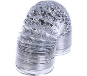 4inch Aluminum Ventilator Pipe Air Ventilation Hose Flexible Exhaust Duct 1.5M