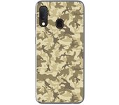 Tumundosmartphone Funda Gel Tpu para Samsung Galaxy A20e 5.8 diseño Sand Camuflaje Dibujos