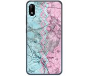Tumundosmartphone Funda Gel Tpu para Wiko Y70 diseño Mármol 08 Dibujos