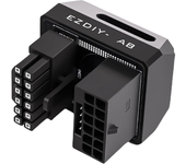 12VHPWR 180 Degree Angled Adapter 600W 16 Pin GPU Power Connector Pcie 5.0 Power Adapter for 12+4pin RTX 3090Ti 4070Ti 4080 4090