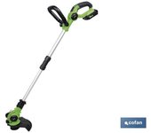 Desbrozadora eléctrica a batería li-ion 18v 10.000 rpm