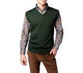 Hackney Chaleco Hombre Lana Merino Cuello Pico