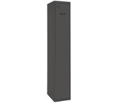 SimonRack Taquilla Vestuario Metálica, 1 Puerta, Incluye Llave, Profesional, 1800x300x500 mm, Antracita - Simonlocker