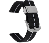 Nylon Canvas Strap 18/20/22/24mm Sport Quick Release Smart Watch Band Bracelet for Huawei GT 4 3 2 Samsung Galaxy Watch 6 5 4 S3