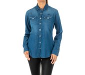 La Martina-Camisa manga larga y cuello de solapa LWC602 para Mujer