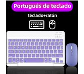 CASEPOKE Mini Bluetooth Keyboard and Mouse for iPad iPhone Accessories Wireless Keyboard For iOS Android Windows Tablet Phone