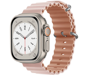 Original Ocean Silicone Strap for Apple Watch Ultra Band 45mm 49mm 41mm 44mm 40mm 42mm 38mm  Bracelte IWatch Series 9 8 7 6 Ultr