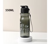 Botella de Agua Transparente Portátil para Juegos 550ML Herramientas de Cocina para Niños y Niñas en Escuela Gimnasio
