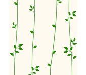 Papel Pintado Floral Pastel y Verde