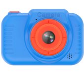 Cámara digital para niños HD H9 de 4800 W con cámara dual delantera y trasera, cámara de vídeo portátil para niños