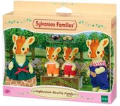 Familia de jirafas de cuello alto con bebés de Sylvanian Families 5639