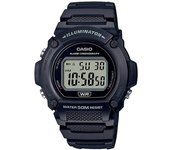 Casio W-219h-1av Youth Reloj Para Para Hombre Color Negro
