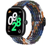 Braided Strap for Xiaomi Redmi Watch 4 Elastic Solo Loop Adjustable sport Nylon Replacement correa bracelet Miband 8 pro band