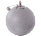 Lola Home Lámpara exterior bola de aceite gris de 24x20x20 cm
