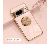 Electroplating Magnetic Ring Bracket Phone Case for Google Pixel 9 Pro 9 8 Pro 8A 8 7Pro 7A 7 6A 5A Shockproof Protection Cover