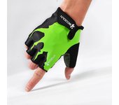 Nuevos guantes de fitness resistentes al desgaste de Boton, transpirables, de silicona, antideslizantes, de medio dedo, para levantamiento de pesas deportivo.
