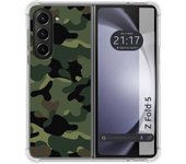 Funda Silicona para Samsung Galaxy Z Fold 5 5G diseño Camuflaje Dibujos