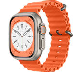 Original Ocean Silicone Strap for Apple Watch Ultra Band 45mm 49mm 41mm 44mm 40mm 42mm 38mm  Bracelte IWatch Series 9 8 7 6 Ultr