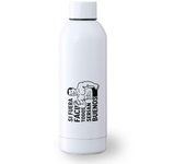 MERCHANDMANIA Bidón 500 ml acero inoxidable frase motivadora si fuera fácil todos serían buenos deporte deportivo botella senderismo