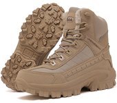 Army Shoes Men Winter Warm Fleece Military Delta Special Force Tactical Desert Combat Ankle Work Shoes Leather Snow Male Boots