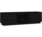 vidaXL Mueble de TV madera maciza de pino 140x35x40 cm, Mueble de Salon, Mueble TV, Mueble TV salon, Mesa de TV, Mueble tele