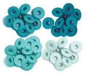 WE R MEMORY KEEPERS                 OJALES GRANDES MIX AQUA 3/16 40 UD WE R MEMORY K.