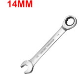 Fixed-Head Ratcheting Wrench Set,1Pcs Metric 6-30mm Chrome Vanadium Steel Universal Spanners for Car Repair Hand Tools