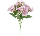 Poenia Arte Floral - Ramo de Hortensias Artificiales 35cm 3pcs - Alta Calidad y Realista