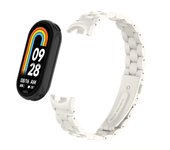 Strap for Mi Band 8 Bracelet Metal Wristbands for Xiaomi Mi Smart Band 8 Watch Stainless Steel Miband 8 Replacement Accessories
