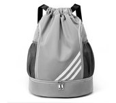 Mochila con cordón para deportes al aire libre, bolsa de tela Oxford portátil para organizar balones de fútbol y baloncesto, bol