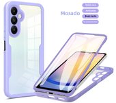 360 Full Body Screen Protector Transparent Case for Samsung Galaxy A25 A24 A23 A22 A21S A20S A20 A15 A14 A13 A12 A10S A05S 5G 4G