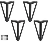 Patas de muebles doradas de lujo, extensiones de patas de mesa, patas triangulares para muebles, patas de sofá de estilo moderno, patas de gabinete de TV de 6 pulgadas de altura, patas de mesa de centro, para mueble de TV, armario, sofá, silla