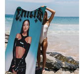 Emilia Mernes Singer Microfiber Blanket Quick Drying Beach Towels Oversized Printing Super Absorbent Pool Towel Blanket