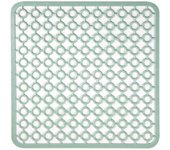 CABLEPELADO Salvaplatos para Fregadero, Protector de Fregadero, Rejilla para Fregadero, Salvaplatos de plástico, Alfombrilla de Fregadero, Tapete para Fregadero, 30 cm Cada Lado, Verde