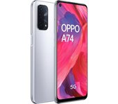 OPPO A74 5G CPH2197 (TIENE USO) 128GB , 6GB, plata, Libre , smartphone movil android, Envio 24h