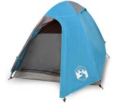 vidaXL Tienda de campaña iglú para 2 personas impermeable azul
