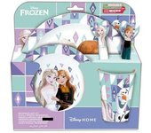 Set Vajilla Reutilizable Apta Para Microondas 5 Piezas Frozen Producto Oficial, Regalos para Todos