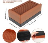 Furniture Foot Pads Adjustable Desk Lifts Leg Extenders Bed Furniture Risers Anti-slip Floor Protection for Table Chair Supports