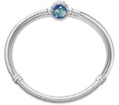 Original Bracelet 925 Silver Colorful Love Zircon Women's Jewelry Romantic Valentine's Day Gift