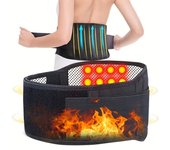 Adjustable Waist Belt Brace Self Heating Magnetic Back Waist Support Belt Lumbar Brace Massage Band