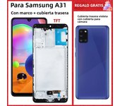A31 Super AMOLED A315 A315F LCD For Samsung Galaxy A31 LCD With Frame SM-A315F/DS A315G Display Touch Screen Digitizer Assembly